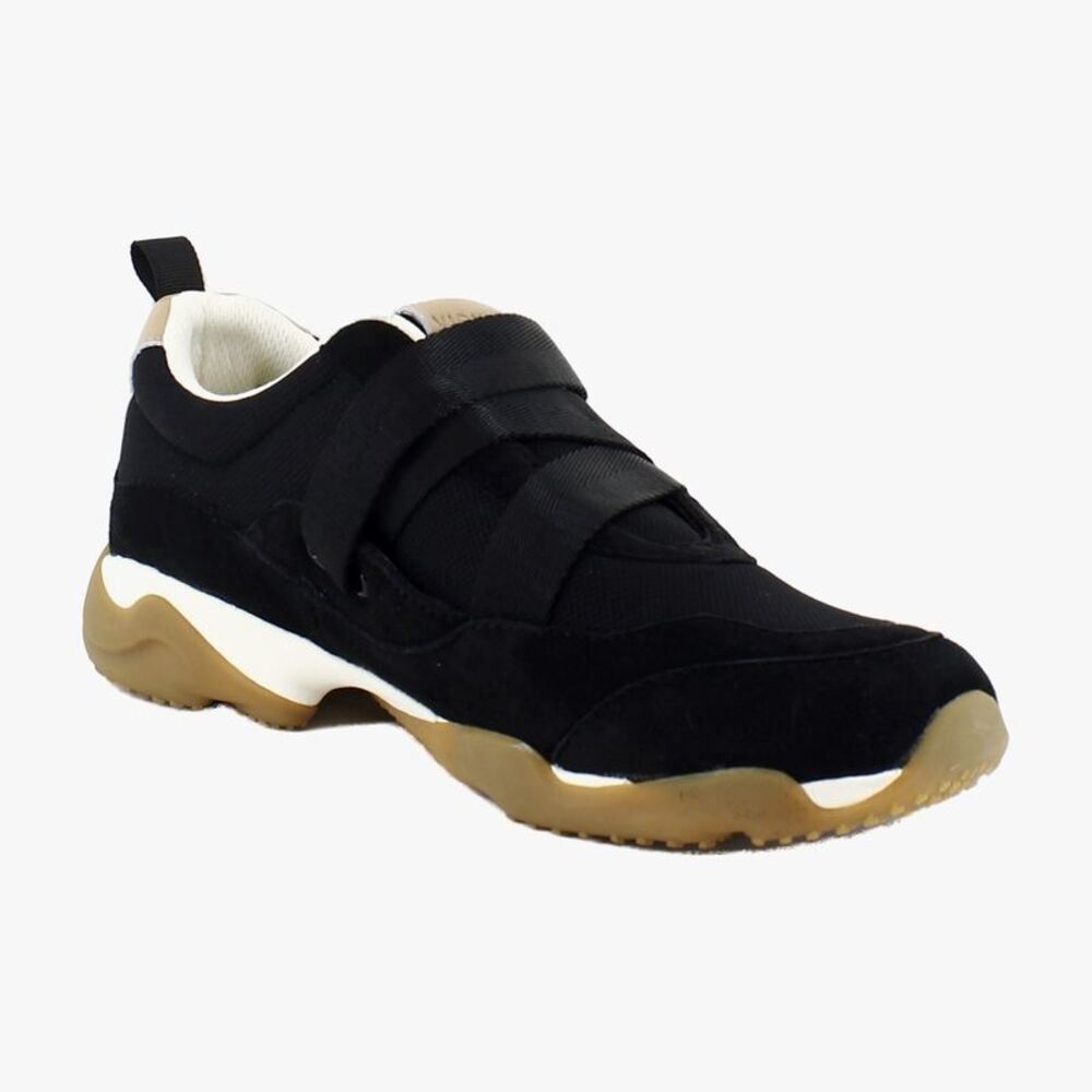 Vionic Walk Slim Gia Black Suede/Leather